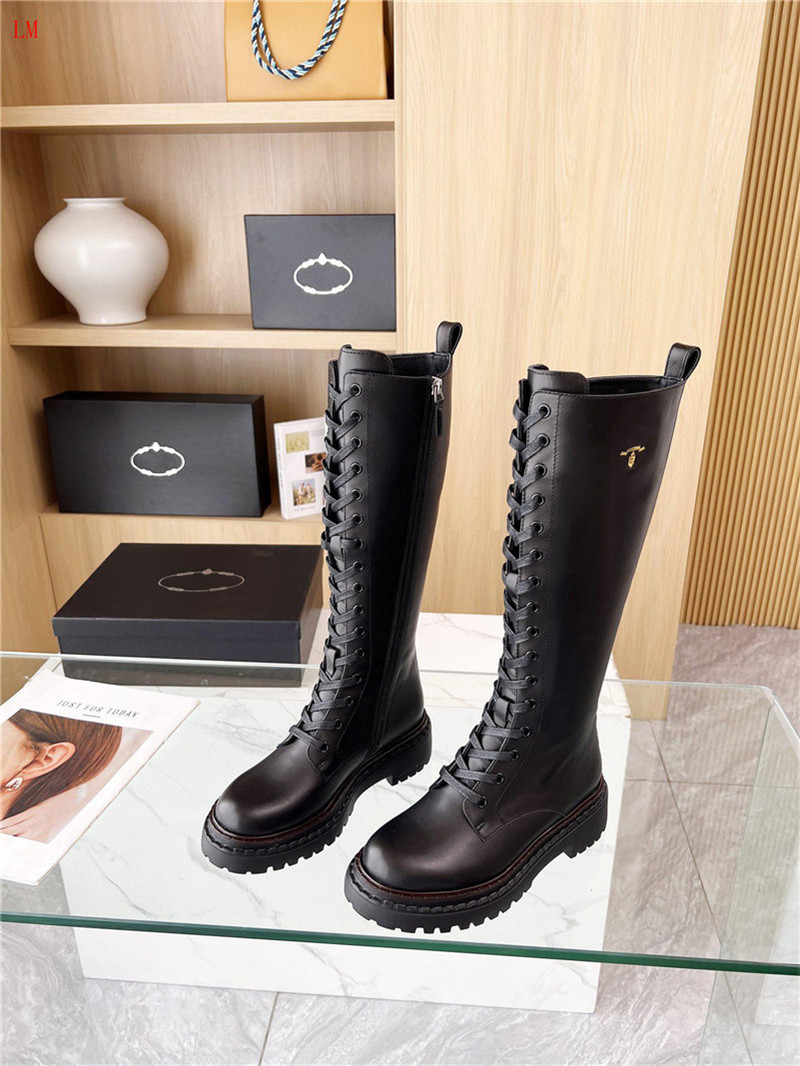 Designer Luxury Boots Ladies Leather Knee Leather 2025