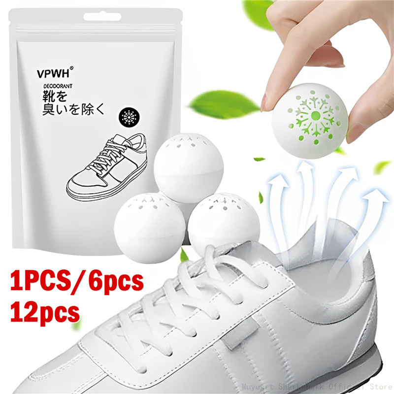 2025 new Sneaker 12/1pcs Perfume Balls For Gym Bag Locker And Cars Deodorizer Neutralizing Odor Shoe Freshener Ball 604a