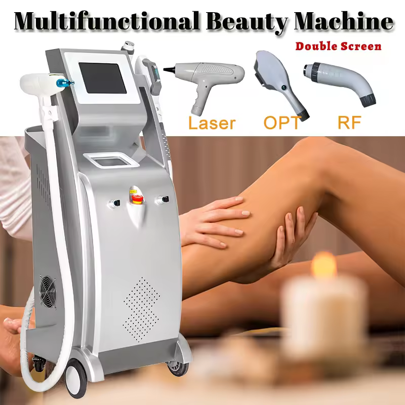 Newest 5 in 1 Multifunctional RF Elight IPL Nd Yag Laser elight dpl hair removal nd yag tatoo removal Skin Tighten machine