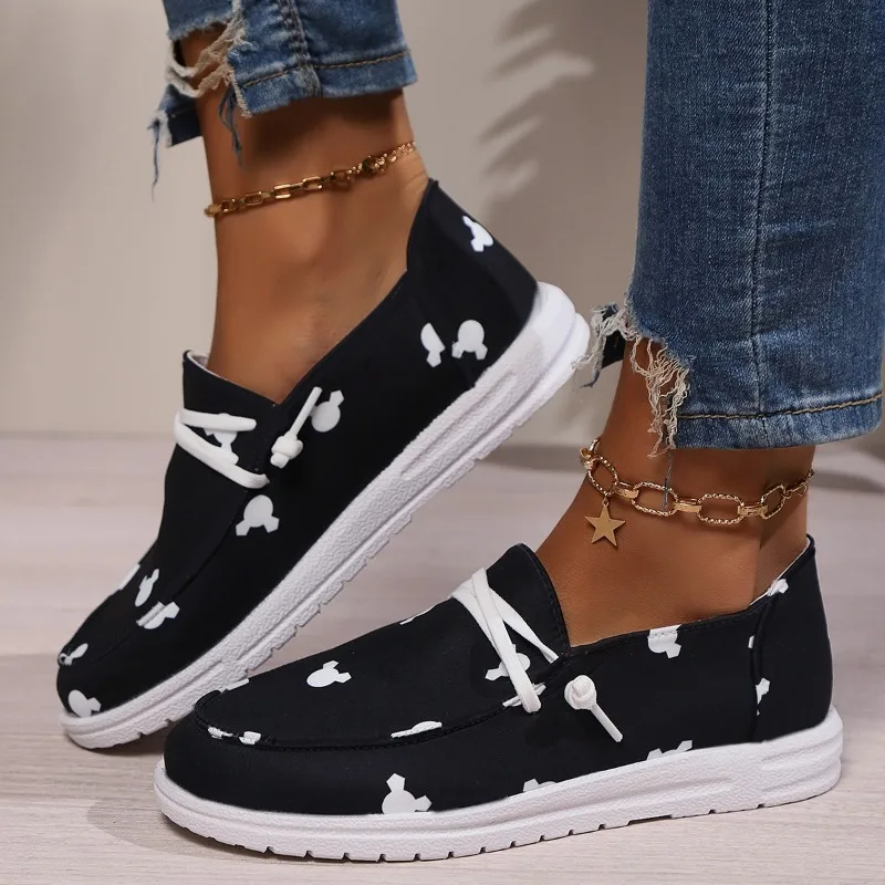 Spring and Autumn 2024 New Fashion Women's Vulcanized Sports Shoes Women's Casual Flat Shoes Women's Fashion Shoes
