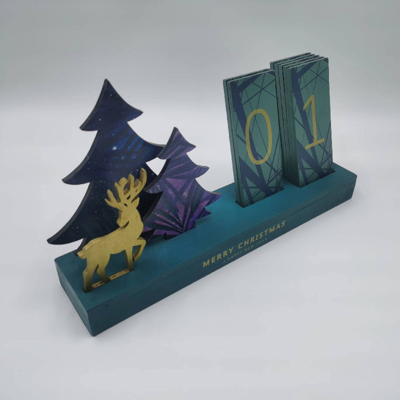 Christmas Design Desk Calendar - Stylish Time Management Tool for Holiday Planning