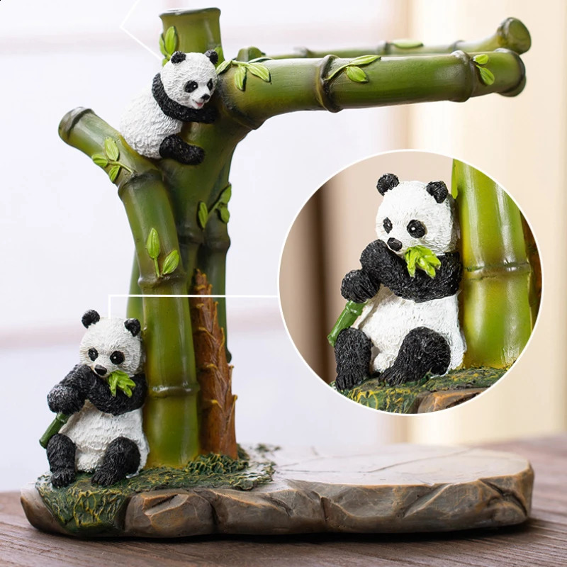 Glass Automatic Tea Set Panda Shaped Tea Maker Household Light High-end Magnetic Bubble Tea Pot 240904