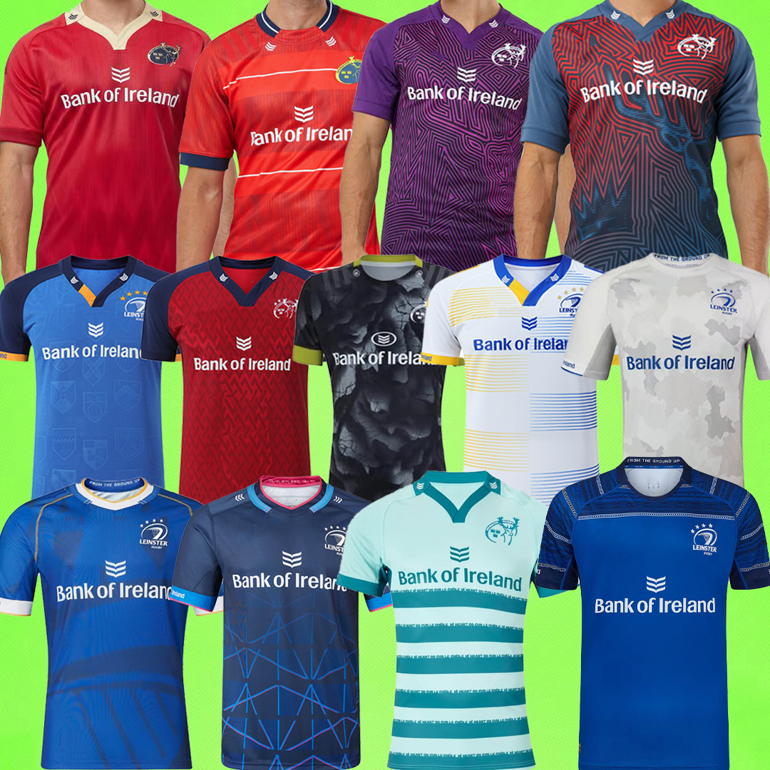 2024 2025 2026 Munster City RUGBY Jerseys Leinster LEAGUE Mens national team Home Away 24 25 26 POLO Germanys T-shirt Ireland Red Special Edition S-5XL Training uniform