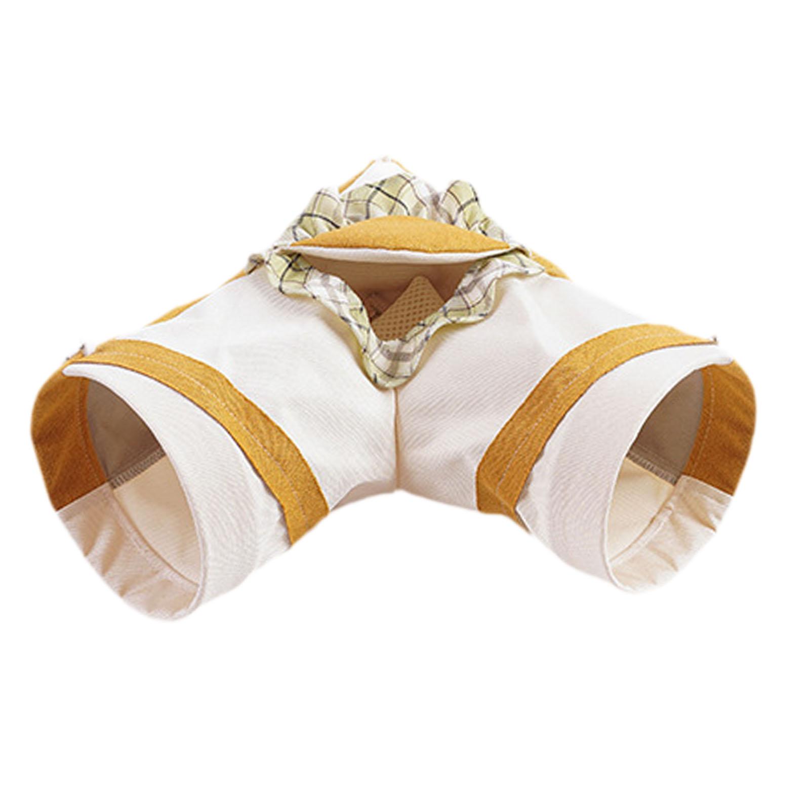 Guinea Pig Tunnel Hamster Hideout Habitat Breathable Entertainment Bedding Toy for Chinchilla, Ferret, Mice, Small Pets