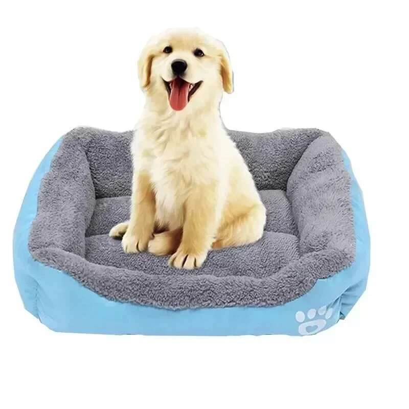 Large Pet Warm Comfortable House Soft PP Cotton Nest Dog Basket Mat Autumn and Winter Waterproof Cat Bed
