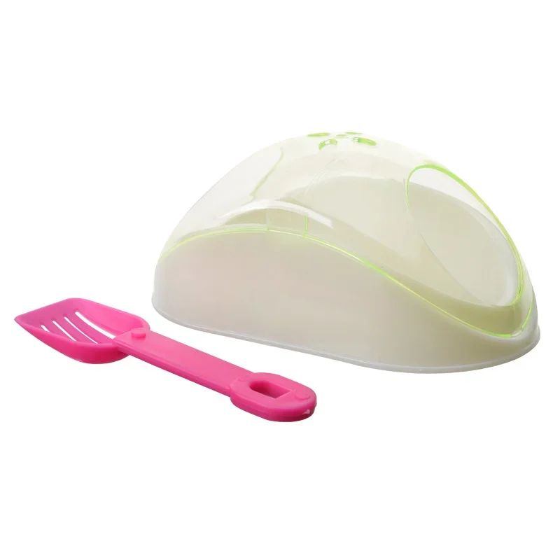 Cute Hamster Bathroom Creative Hamster Sand Bathroom Sand Bath Container With Shovel Pet Cleaning Supplies