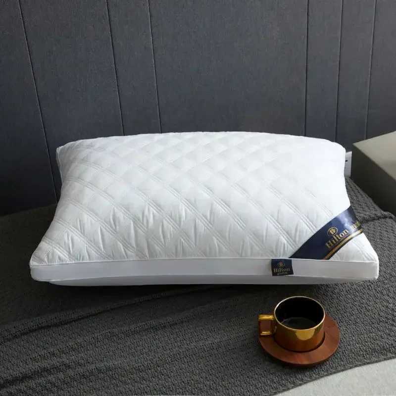 Soft cotton pillow core for neck support used by Hilton hotels for high-quality adult student families with one or two pillow cores W240902