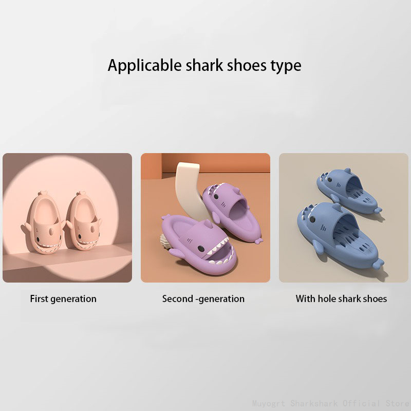 2025 new Detachable 2pcs Fins For Summer Adult Kids Shark Slippers Shoes Charm Accessories Ice Cream Panda Strawberry Xmas cd7d