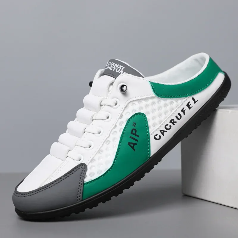 Men's Fashion Soft-soled Half Slippers Summer Men Trendy Bottom Casual Soft Sole Support Shoes Sneakers atos De Hombre d140
