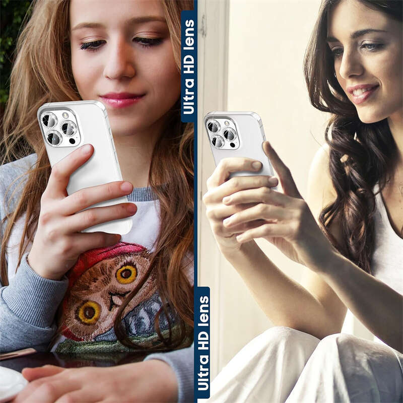 Bg Diamond Glass Camera Lens Protector Case for IPhone 14 15 13 11 Pro Max Plus 12 Mini IPones 15Pro IPhone15 Bumper Cover