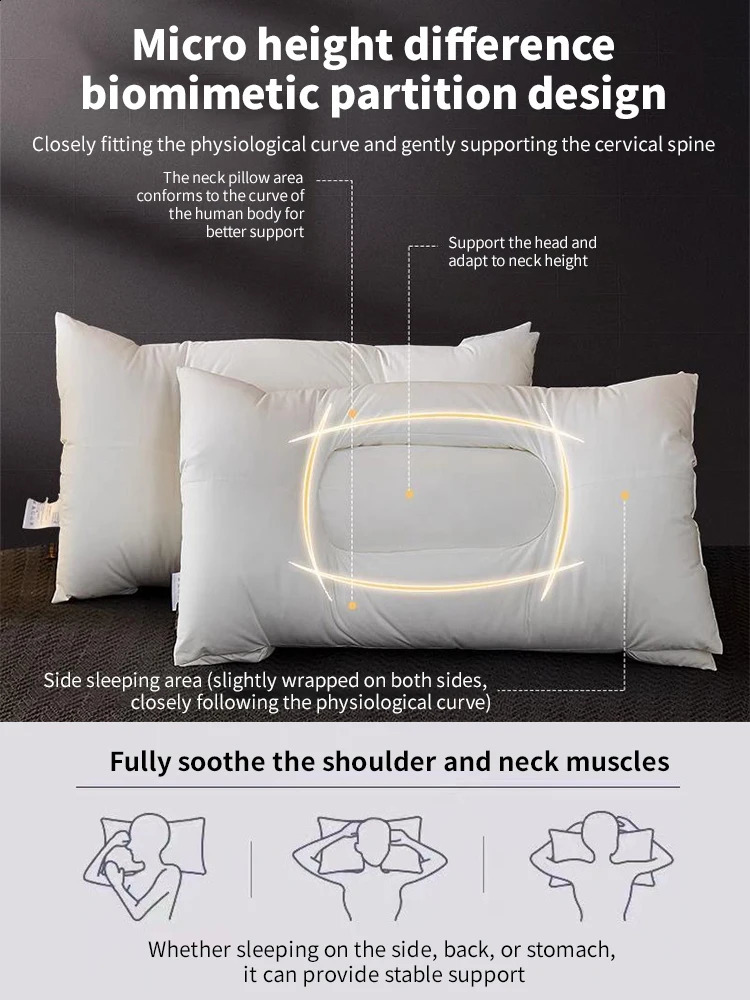 Pillow Relaxation Cervical Orthopedic Sleep Neck Pain Relief Helps 240903