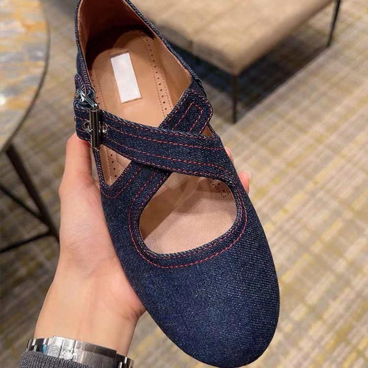 4da5e Flat Platform Denim Women Mary Janes Shoes Big Casual Round Toe Sneakers Cute All Match Fashion New Coming Brand Loafers dh5684029