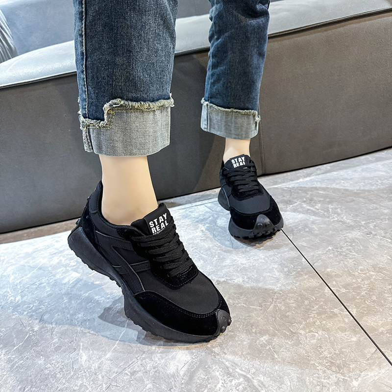 Woman Designer Shoes Luxury Platform Shoes 2024 New Leisure Anti-slip Black Running Fashion Womens Sneakers 41 zapatos de mujer