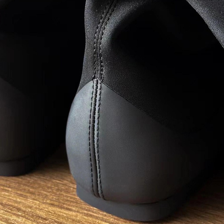 2024 Fashion Thick-soled Boots Autumn Winter New Leather Shoes Womens Knight High Boot Womens Classic Long Tube Elasticity Boots