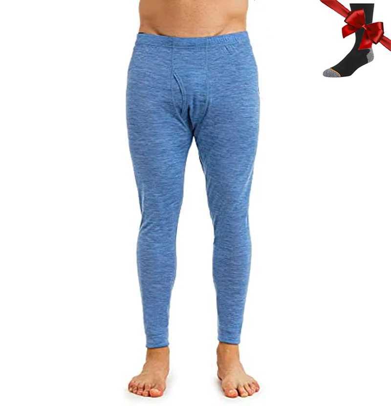 100% Merino wool mens underwear Merino wool thermal underwear long legs Johns warm underwear W240903