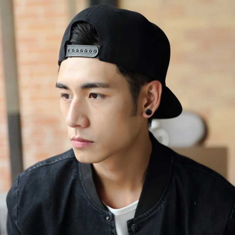 Fashion Solid Color Mens and Womens Baseball C Hip Hop Cs Snback Hat Brim Shade C Bone Gorilla Casquette Sport C Sun Hat W250113