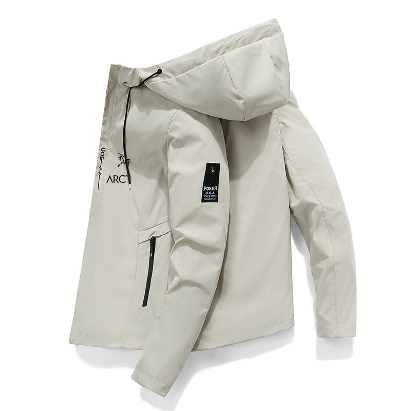 Men's Jackets Arc Jacket Mens Designer PrintLetters Hooded Jackets Couple Fashion Waterproof Windbreaker Raincoat Asian Size