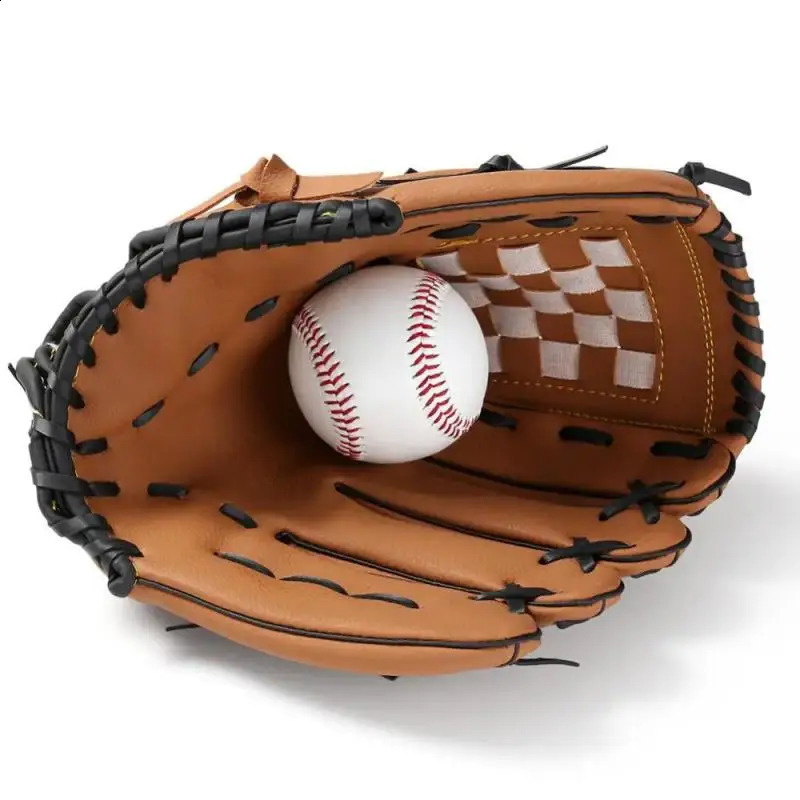 Outdoor Sport Baseball Glove Softball Practice Equipment Size 9.510.511.512.5 Left Hand For KidsAdults Man Woman Training 240903