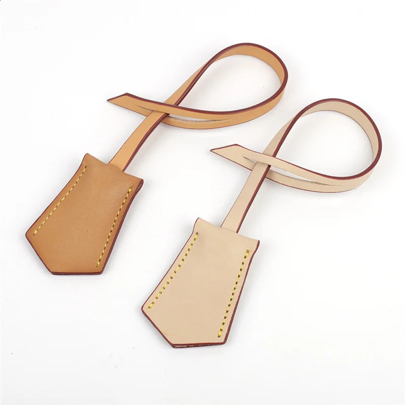 Customized letter al travel lage bag charm vegetable leather hang tag 240902 547c