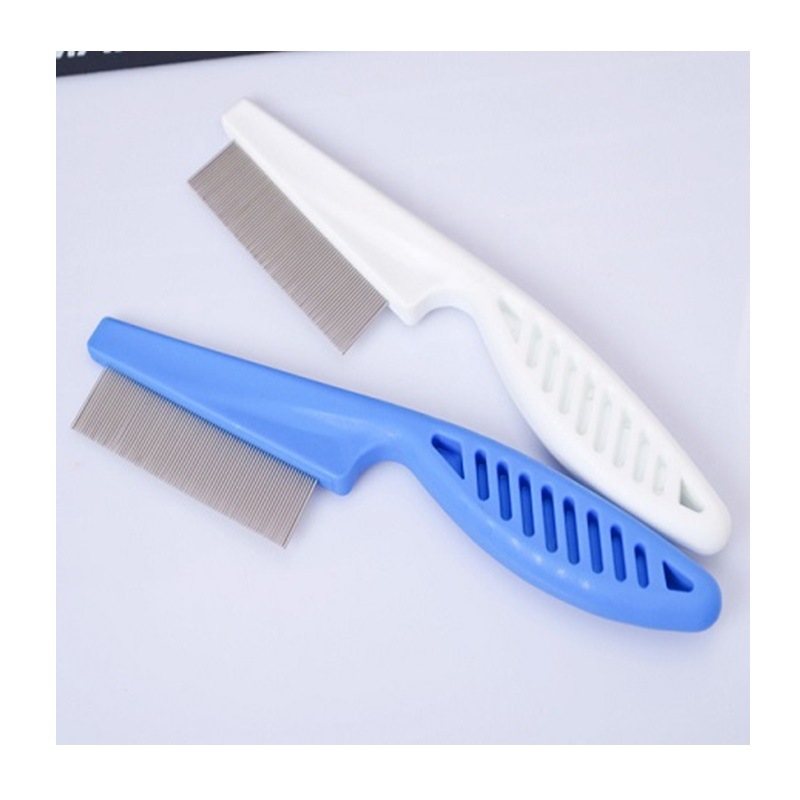 1Pc Rabbit Grooming Brush Small Pet Hair Remover Flea Comb Shampoo Bath Brush for Rabbit Hamster Guinea Pig Cleaning Tool