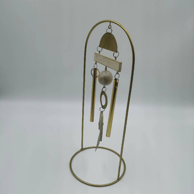 Elegant Gold-Plated Wind Chimes for Home Decoration