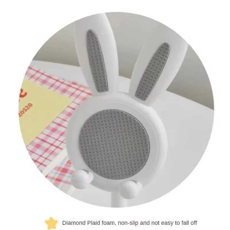 Pink phone holder desktop phone holder iPhone 13 14 Samsung smartphone adjustable cute rabbit cartoon table support CL240905