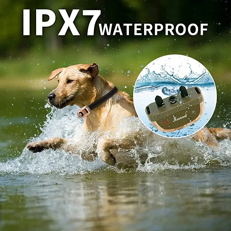 Pet Dog Training Collar Remote Control 2000ft Waterproof Rechargeable Pet Bark Stopper Dog Repeller Control Training Collar