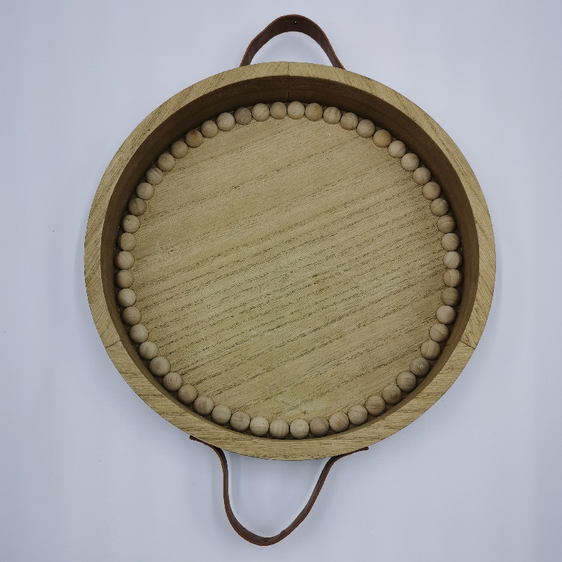 Stylish Oval-Shaped Plate Tray with Smooth Edges - Perfect for Entertaining & Displaying
