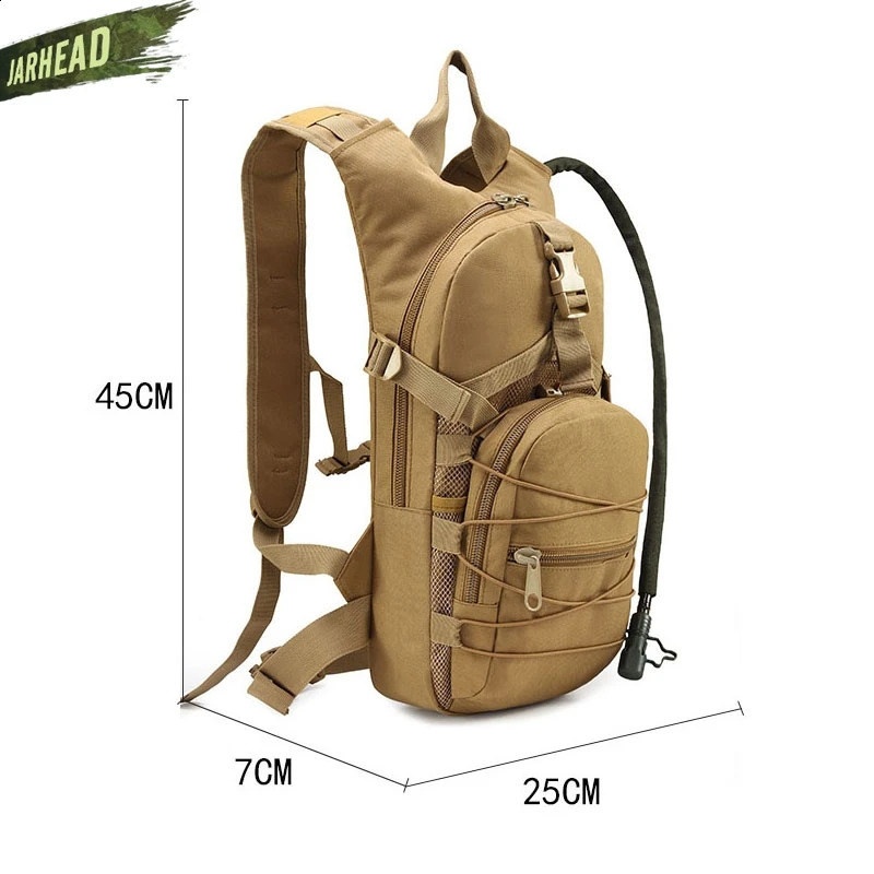 Military Hydration Backpack Tactical Assault Outdoor Hiking Hunting Climbing Riding Army Bag Cycling Backpack Water Bag 240828