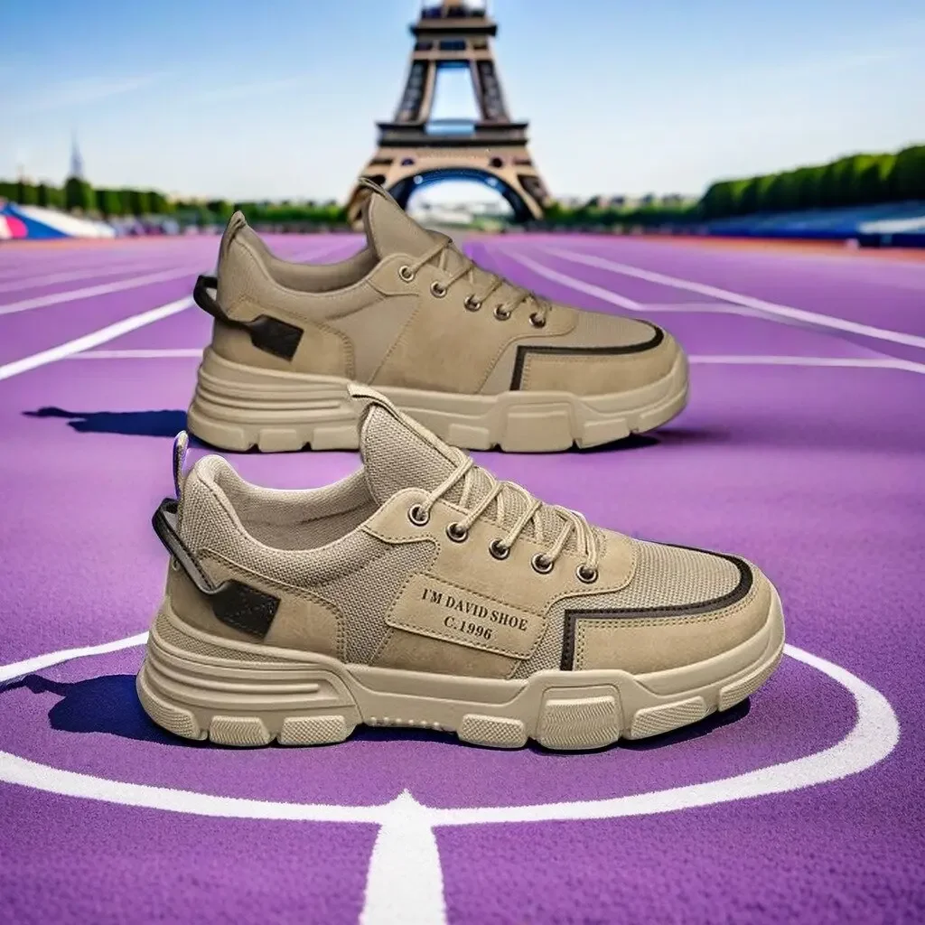 2025 NEW Short Men s Comfortable Training Shoes Outdoor Leisure Breathable Sneakers Men Non slip Wear resistant Work Boots b