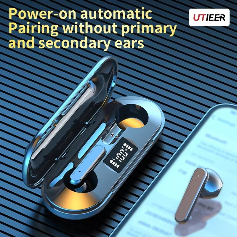 Wireless Bluetooth Headset with Charge Box for Phone Noise Cancelling Mic Earbuds Wireless Headphones Bluetooth Earphones