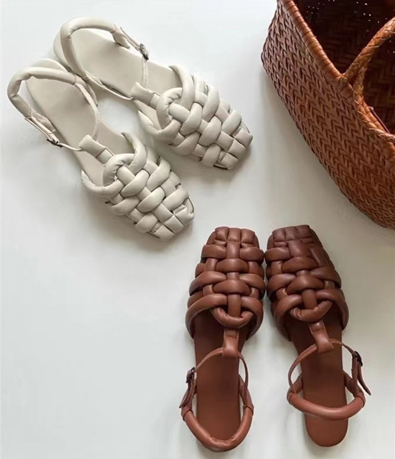 Women's sandals casual 2024 new summer versatile fashion Roman comfortable flat bottomed vacation beach shoes zhanyishengli