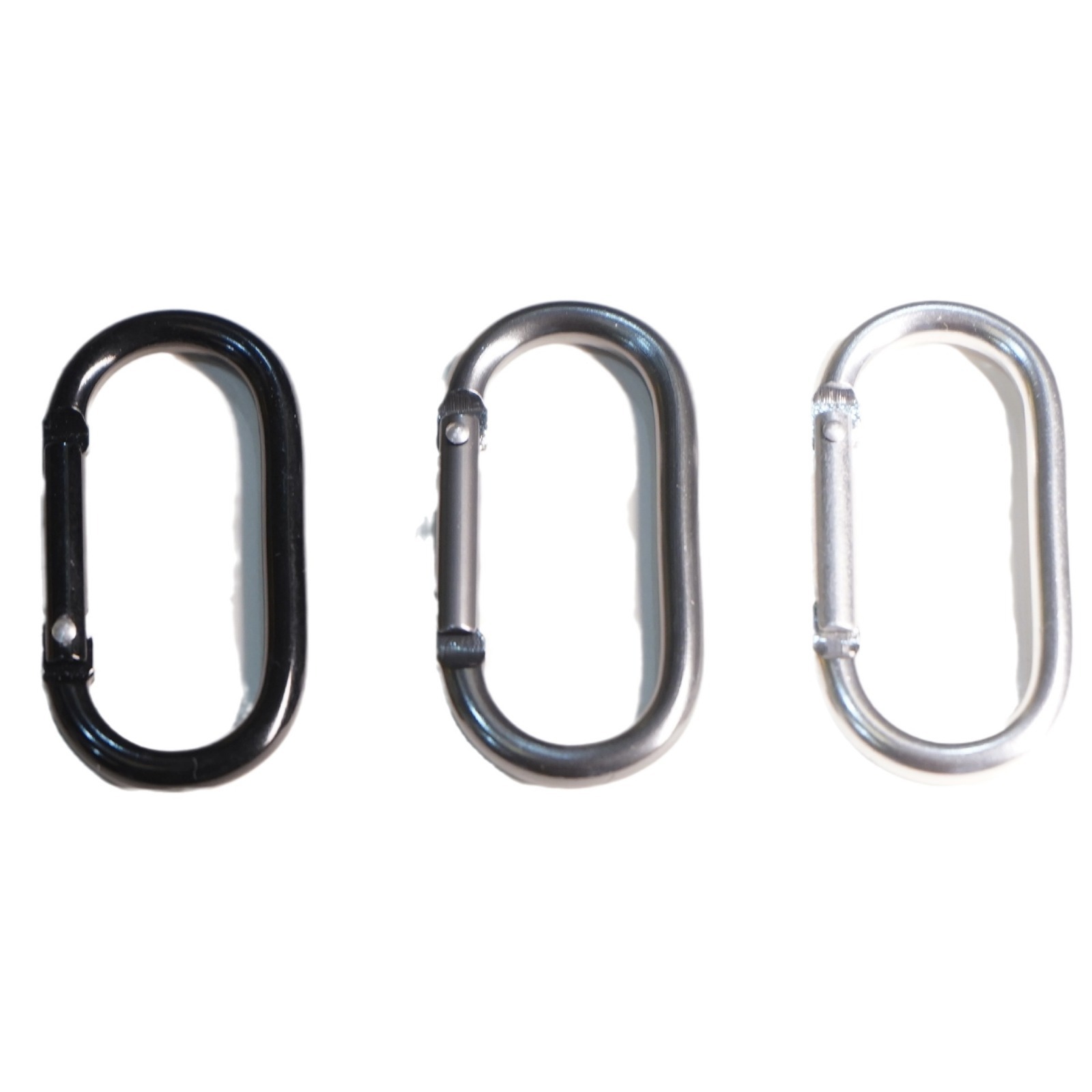 Heavy-Duty Aluminum Climbing Carabiner with Secure Locking Mechanism