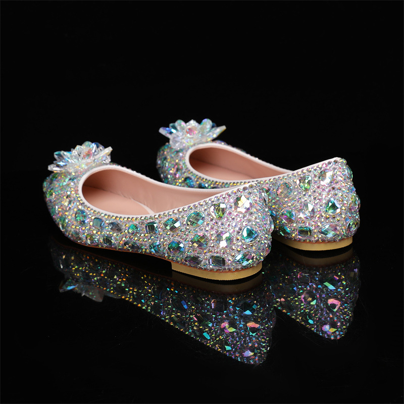 Rhies Full Handmade Dias Women Flats Pumps Fashion Crystal wers Spring Autumn Girls Party Prom Wedding Shoes 8490 2b8a 5806 0ee2