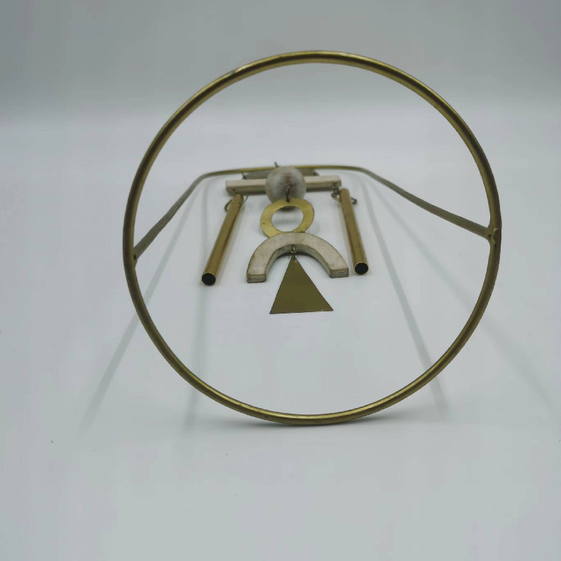 Elegant Gold-Plated Wind Chimes for Home Decoration