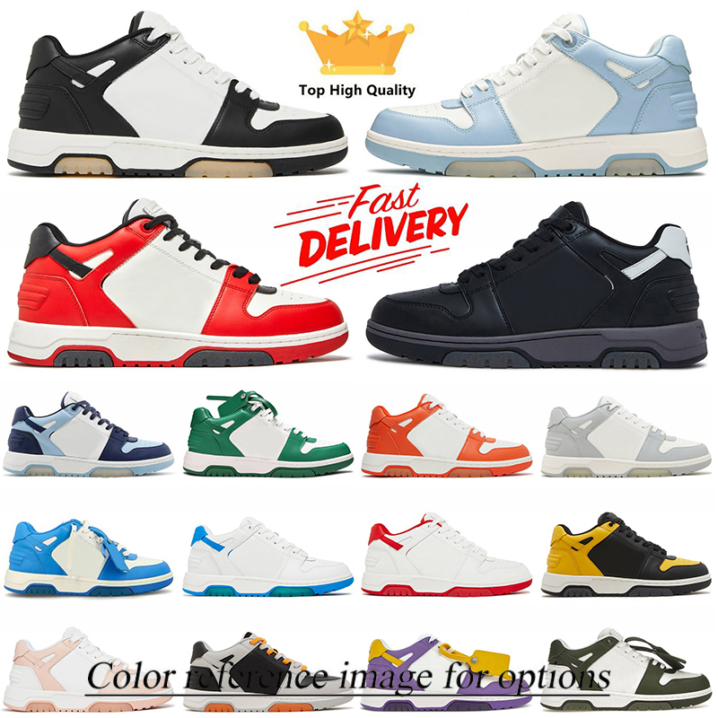 Platform White Low Out Of Office Sneaker Midtop Sponge Designer Casual Shoes Women Mens Luxury Brand Arrows Motif For Walking Loafers Trainers Ca