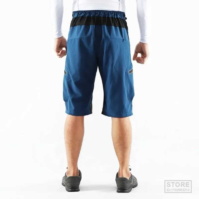 ARLUXEO Mens Outdoor Sports Bike Shorts MTB Downhill Handcart Mountain Bike Shorts Waterproof Loose Suitable 1202W240904