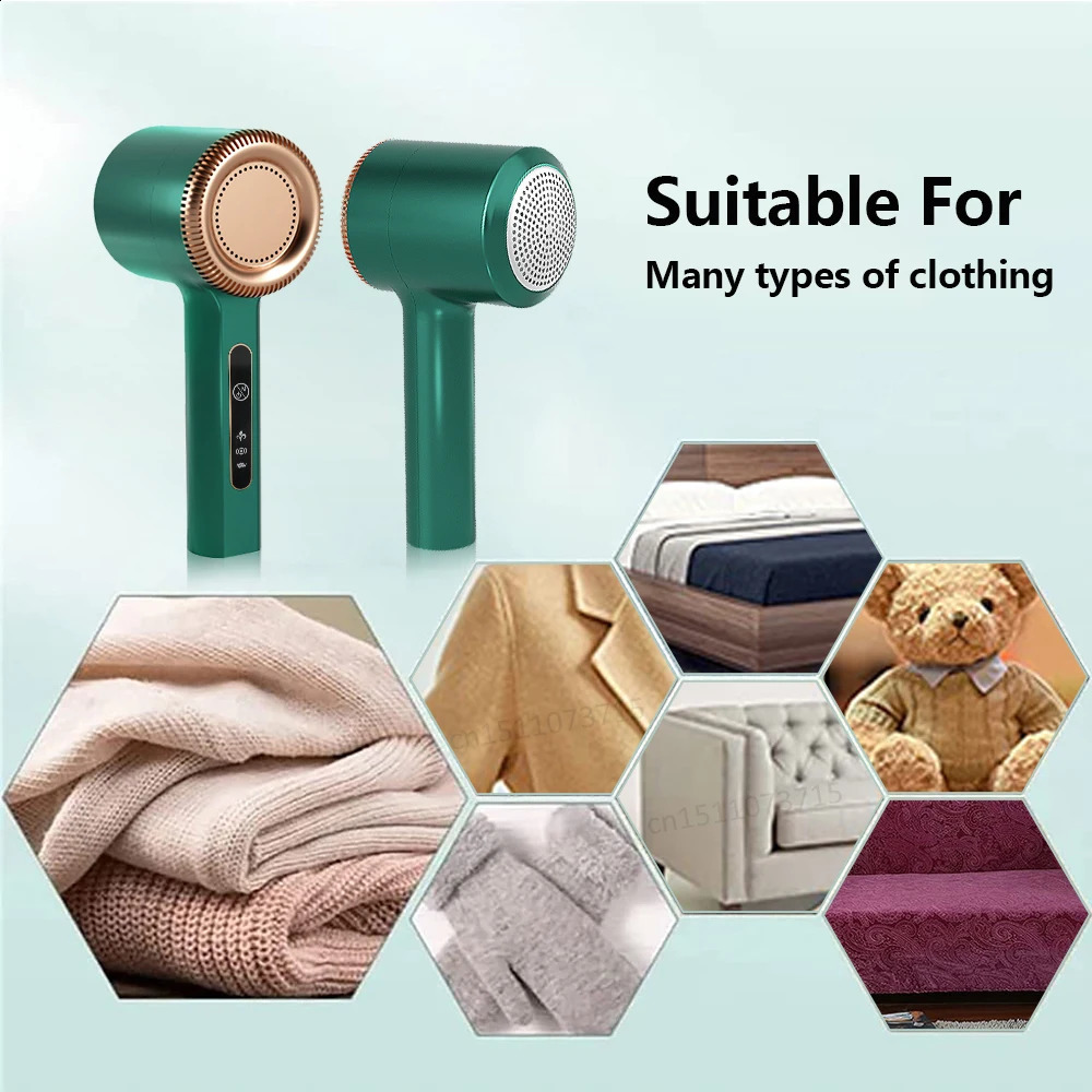 Lint Remover for Clothes Rechargeable Pellet Fuzz Electric Portable Clothing Fabric Shaver Fluff Trimme 240903 - view 3