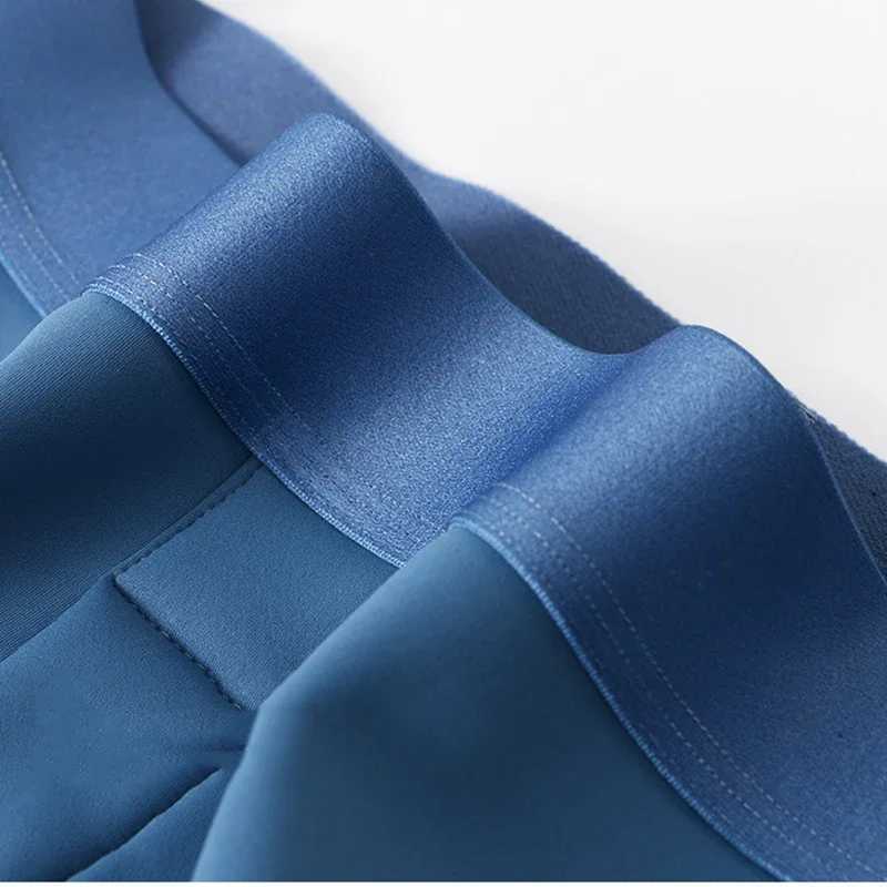 Mens compression tight long legs solid color keeps warm plush long legs winter mens hot underwear bottom plush pants W240903