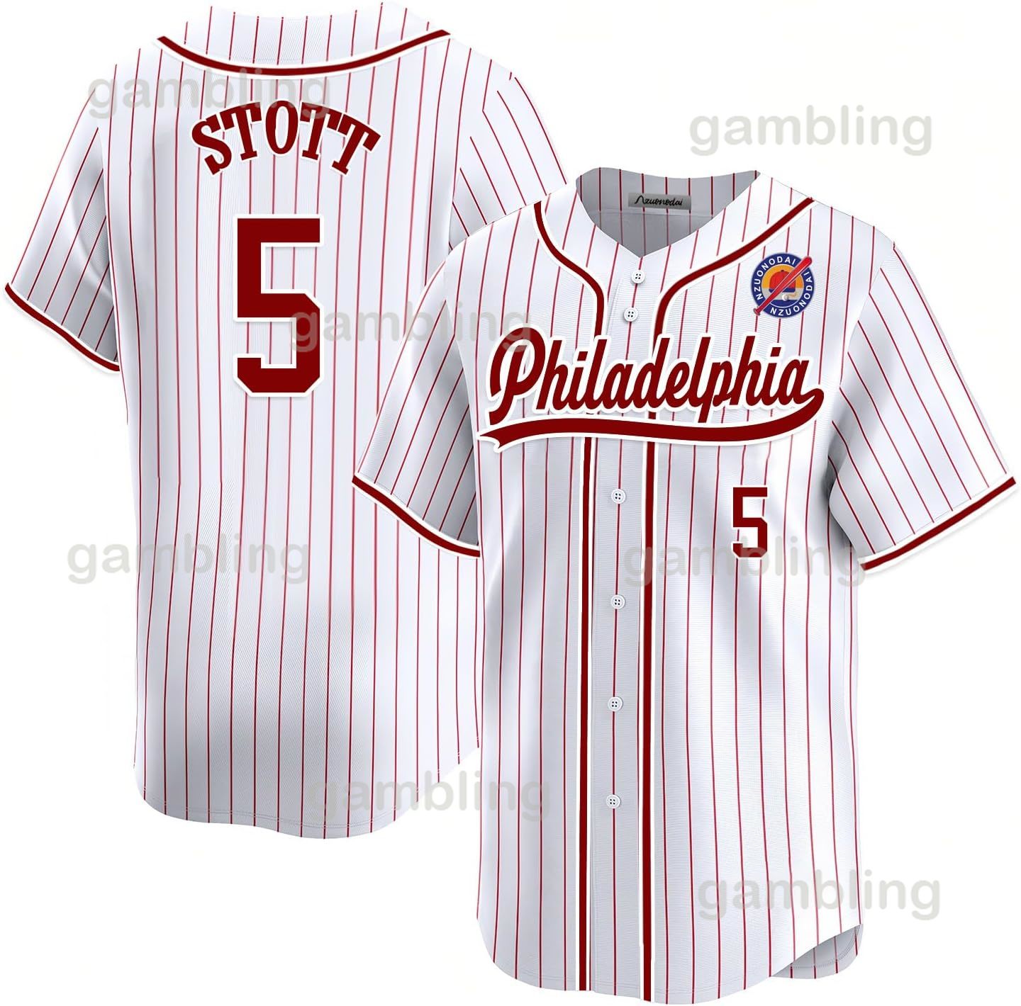 J.T. Realmuto Mens/Youth Baseball Stitched Jerseys Trea Turner Herper Kyle Schwarber J.T. Realmuto Alec Bohm Nick Castellanos Aaron Nola Designer Jers
