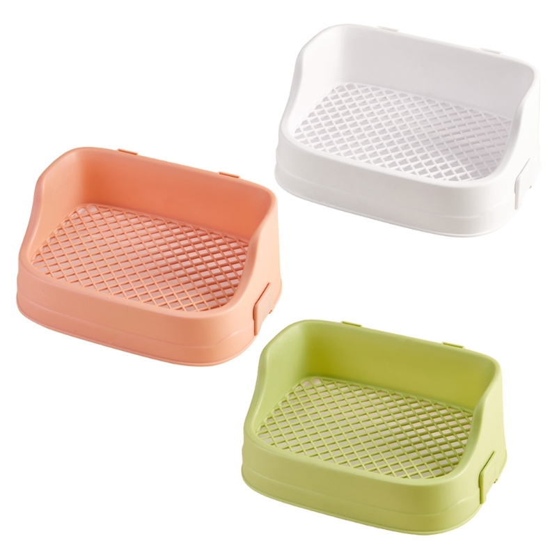 Large Rabbit Litter Box Trainer Toilet for Chinchillas Ferrets Small Animals 270F