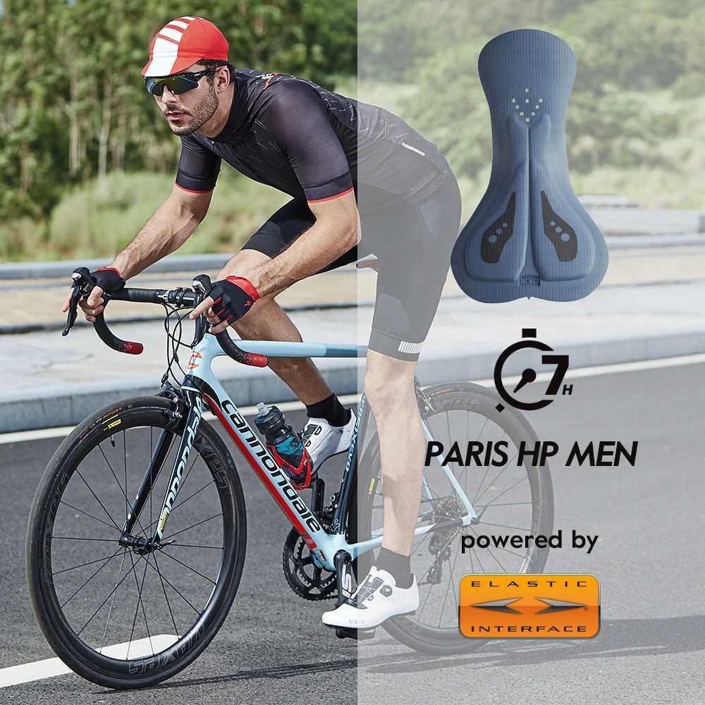 RION Cycling Shorts Men Cycling Masculina Bib Shorts Elastic Interface Cushion Long Distance MTB Padded Shorts Tights Slim FitW250121