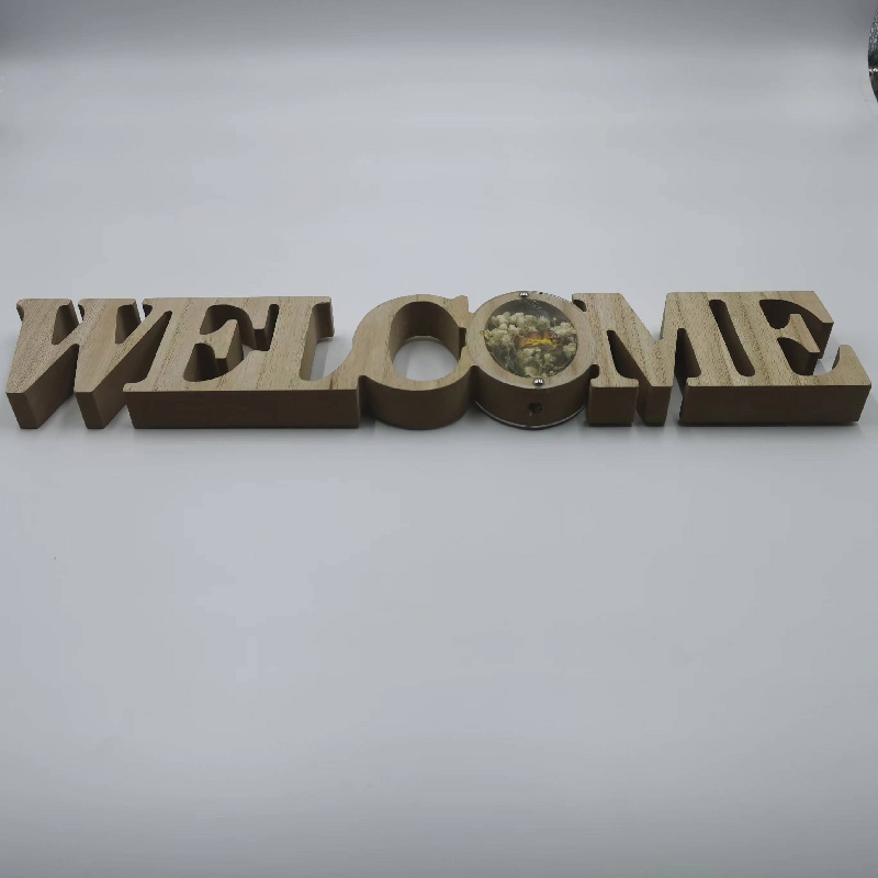 Durable English 'Welcome' Event Banner - Sturdy Metal Design for Outdoor Use