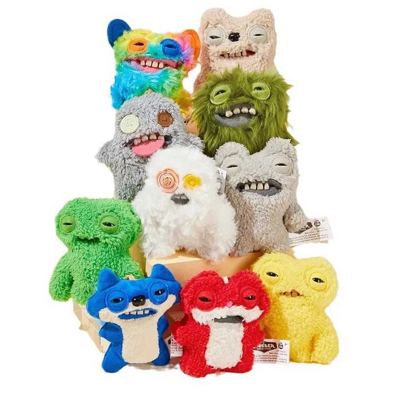 Original Fuggler Big Tooth Monster Pendant Mill Sasquoish Keya Treasure Ugly Cute Doll Bag Plush Keychain Pendant Toy GiftW240903