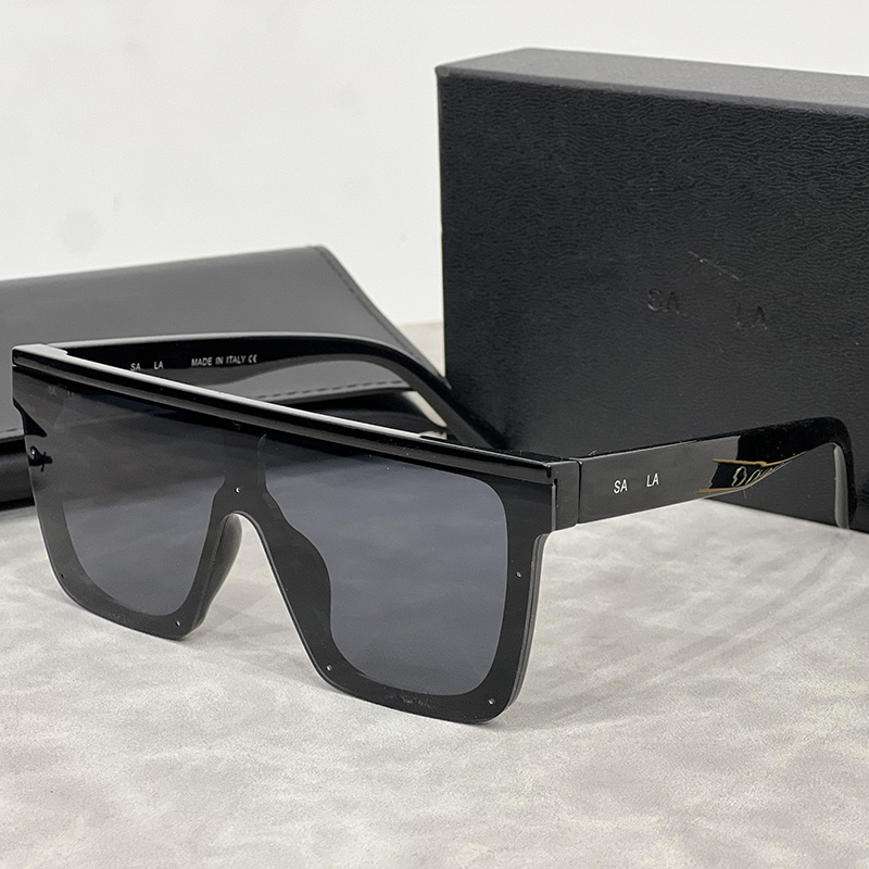 Luxury designer sunglasses Women men Cycling Goggle Classic Oversize frame Fine flat lenses Beach Sun Glasses Retro Frame with box