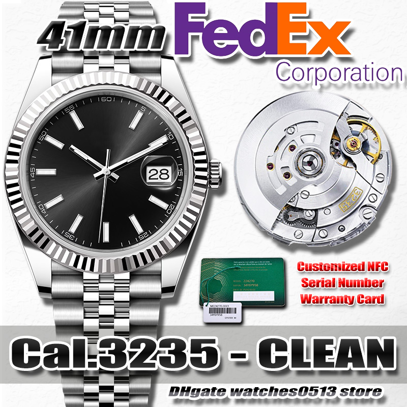 Luxury Mens Watch Designer Watches Montre de luxe Orologio di Lusso 41MM Day-Just Clean Factory 3235 Automatic Movement Sapphire Luminous 10ATM 72H Power Reserve