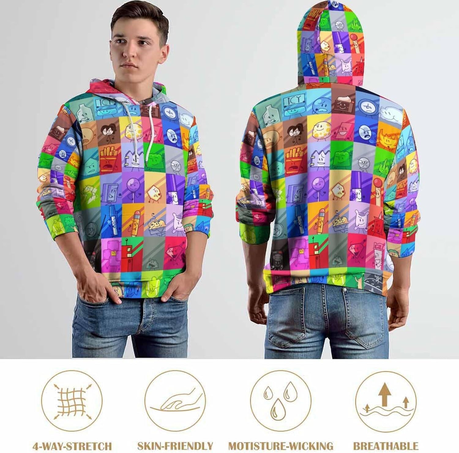 Hoodie for Mens Womens for Dream Hoodies 3D Printed Pullover Hooded Sweatshirt with Pocket for Mens Womens Graphic