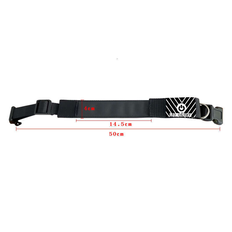 Dog Collars Digital Message Led Screen Dog Collar - Interactive Customizable Light Show Accessory Night trip outdoors interaction shine dhgate Free se