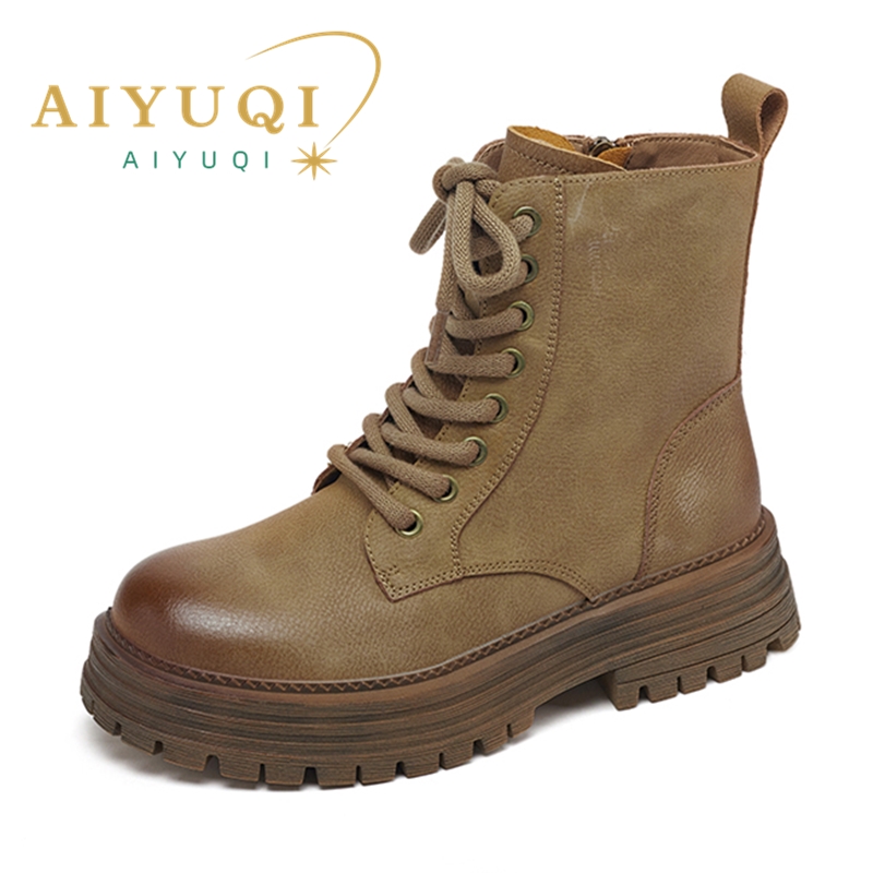 Women Ankle Boots 2024 New Winter Thick-soled Comfortable Non-slip Desert Short Boots Women Retro Workwear Women's Shoes