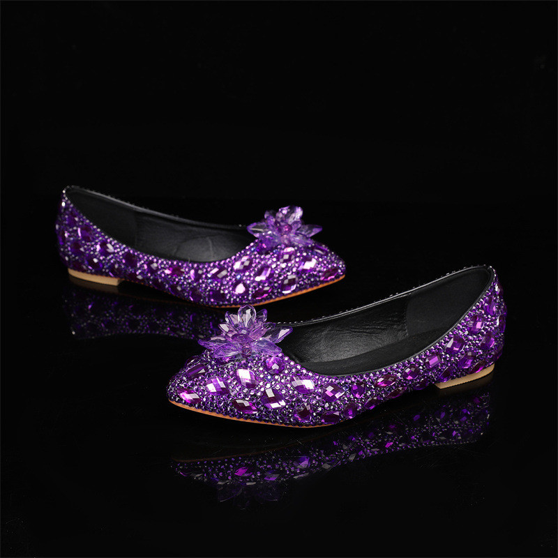 Rhies Full Handmade Dias Women Flats Pumps Fashion Crystal wers Spring Autumn Girls Party Prom Wedding Shoes 8490 2b8a 5806 0ee2